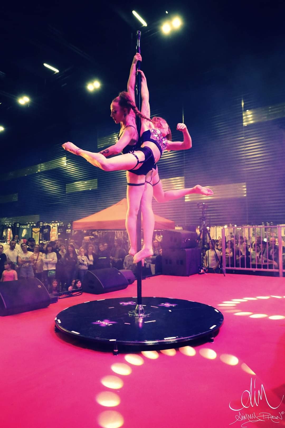 Figure aérienne en duo