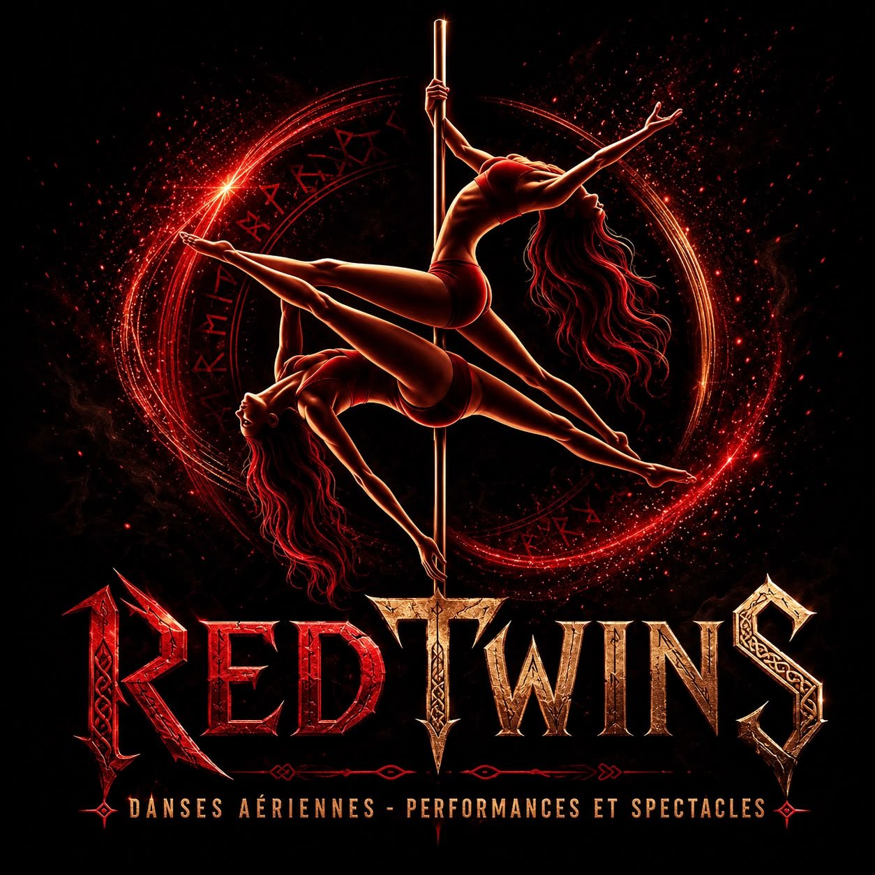 Red Twins, danses aériennes, performances et spectacles